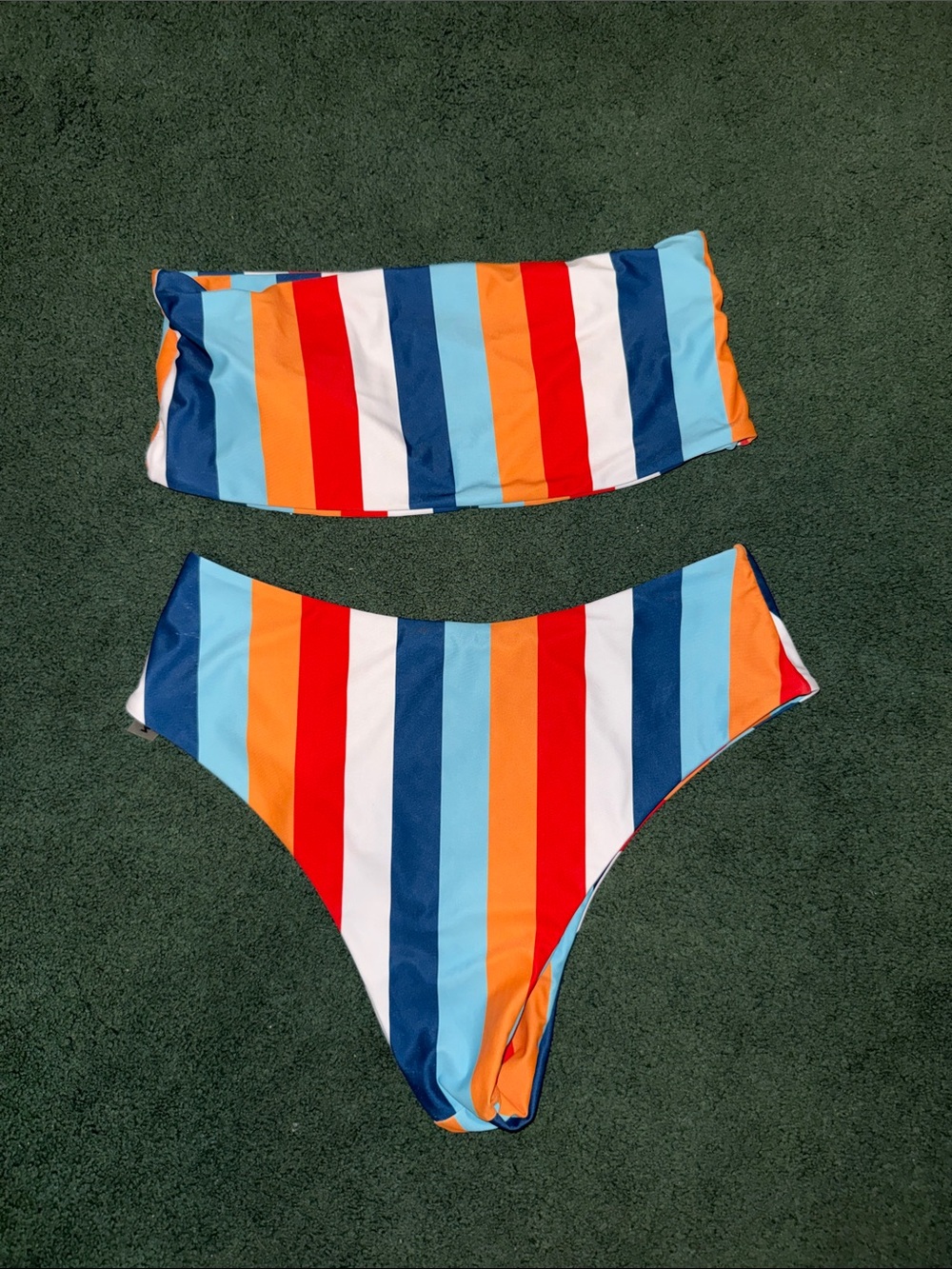 Striped Multicolor SHEIN bikini